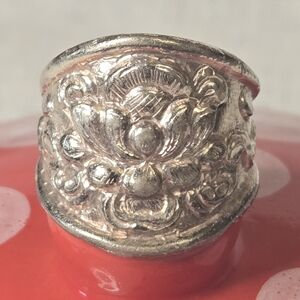 Vintage Sterling Silver Knucle Ring Size 7
